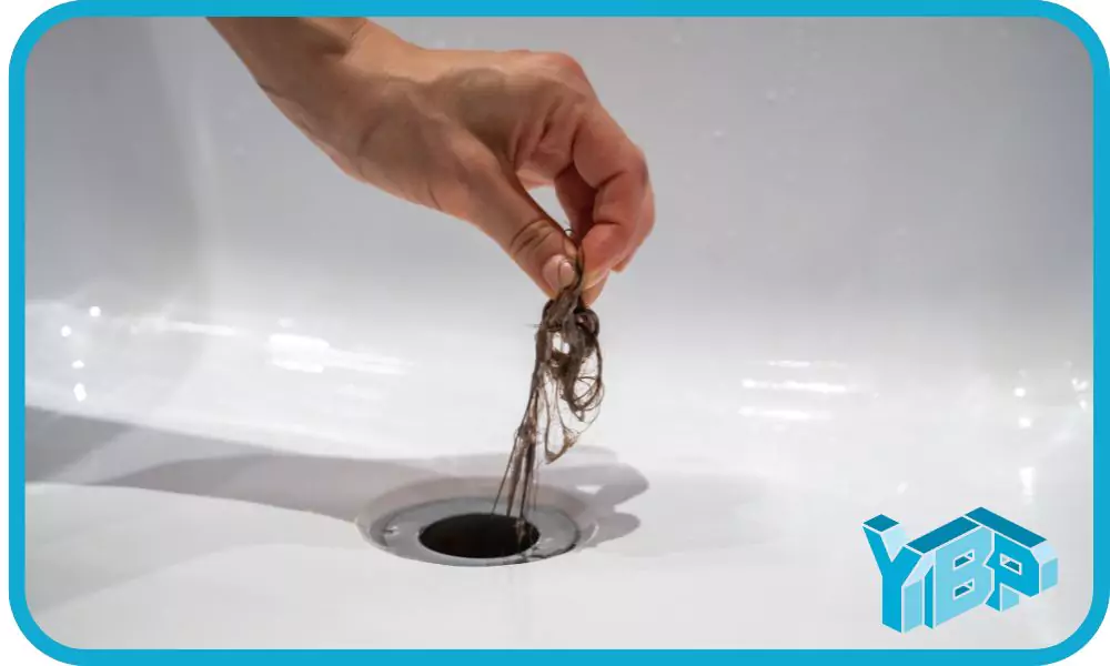 Hair Buildup in Drains one of reason of clogged shower drains 