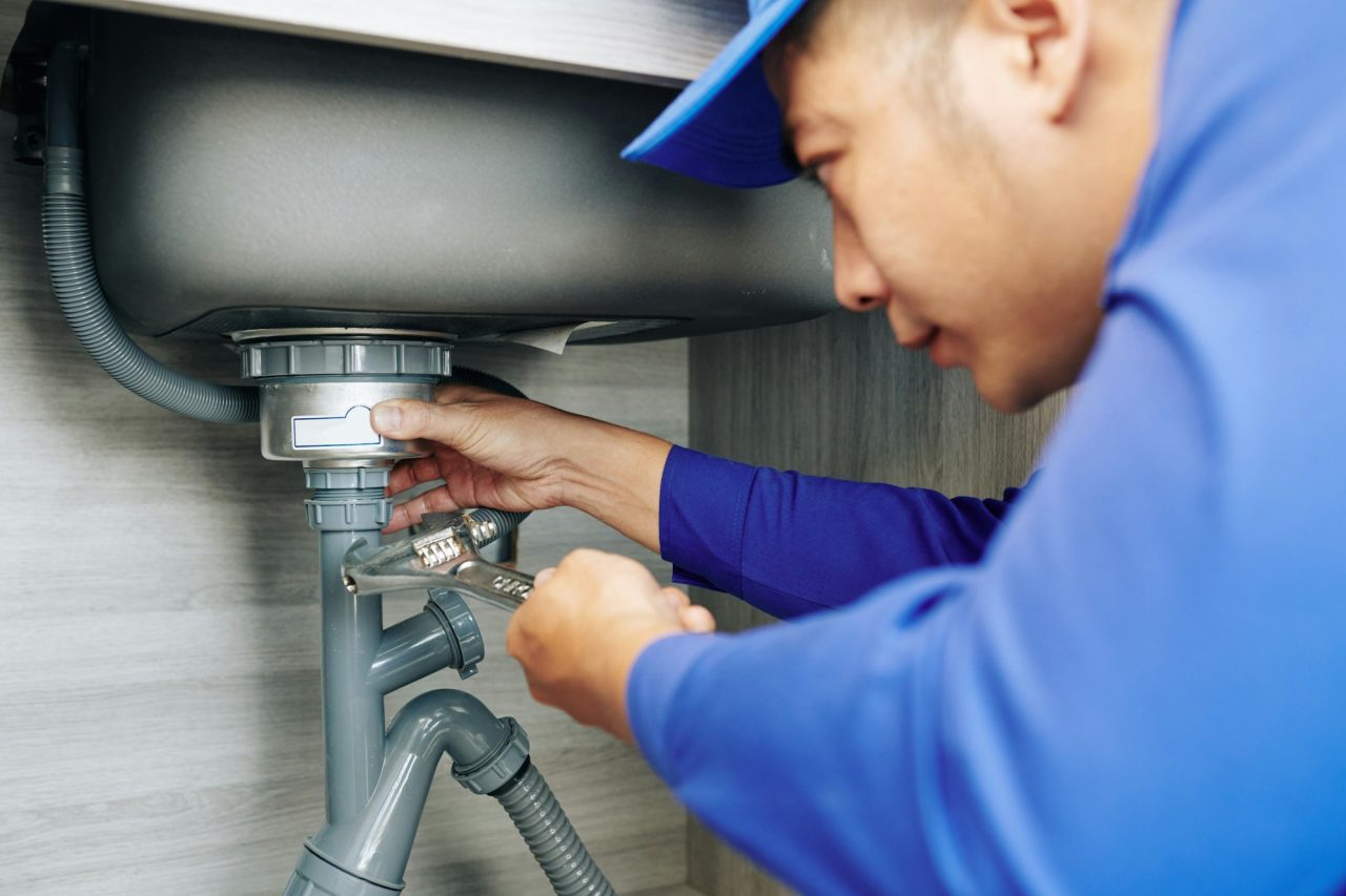 plumber repairing